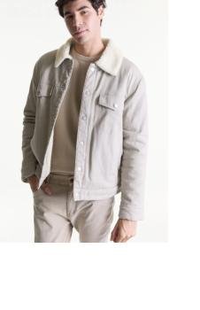Campera de Gabardina con corderito